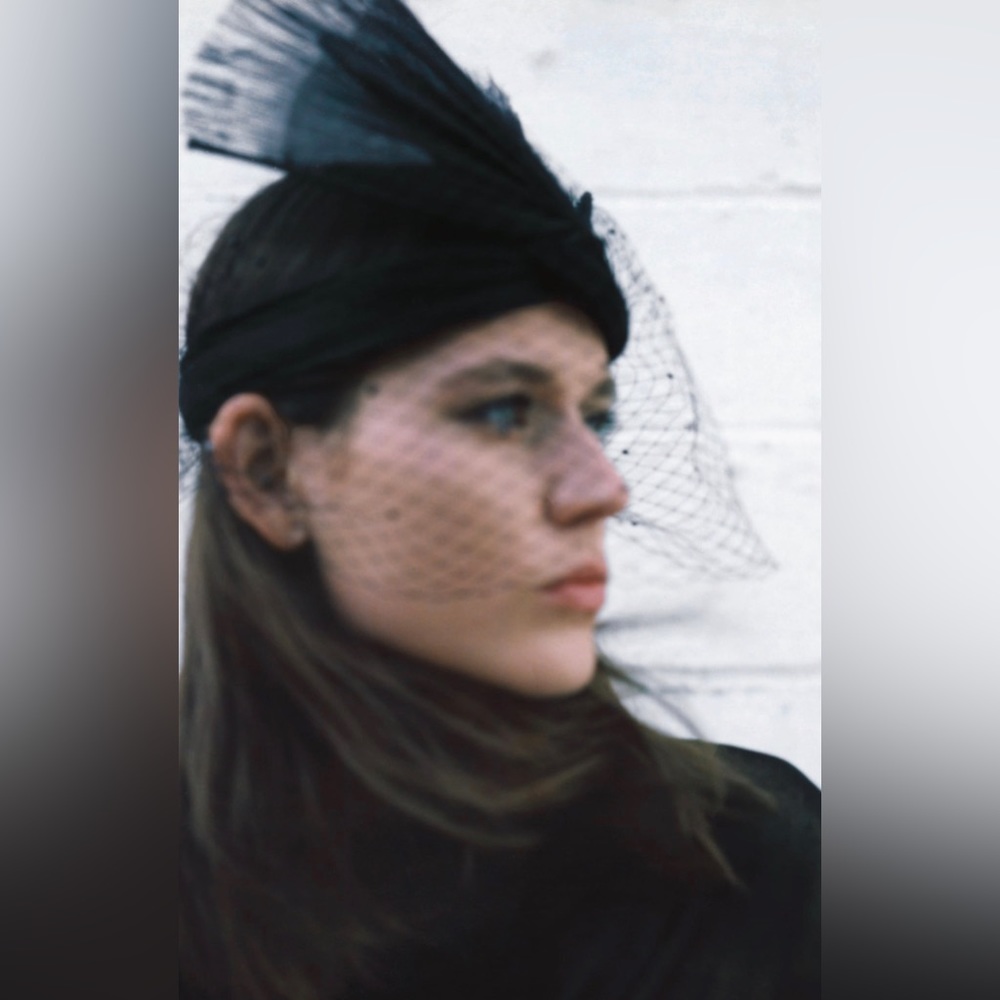 Zara Black Headband Headpiece - Size Small- NWT